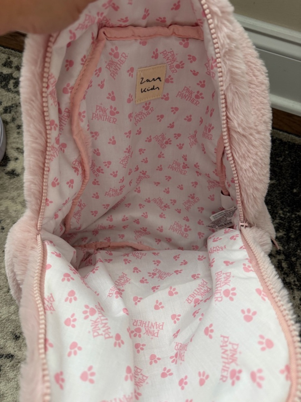Zara Kids Pink Panther Backpack - Picture 3 of 3